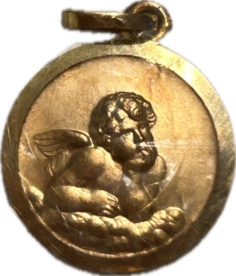 MEDAILLE SCHUTZENGERL 8ct Gold